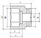Головка ударная искробезопасная PNG-107-32AlCu